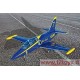 Mini L39 Albatross  Blue Angels version- EDF 90mm o Turbine