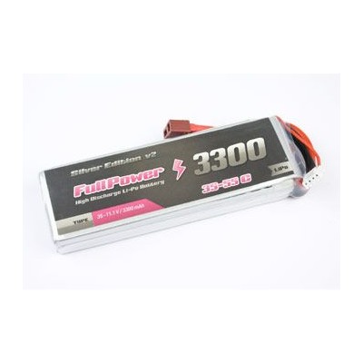 Batteria Lipo 2S 3300mAh 35C Silver V2