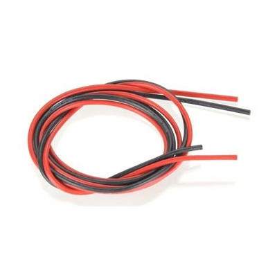 Cavo siliconico rosso-nero 0,75 mm² AWG18