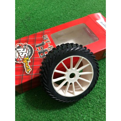 Cerchio e gomma 1/8 Buggy OffRoad (2pz)