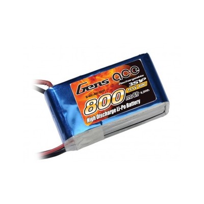 Gens ace Lipo 3S 800mAh 11.1V 40C 3S1P