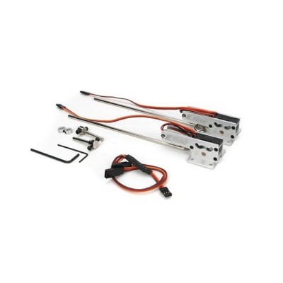 E-flite -  Coppia carrelli retrattili elettrici .25-.46 85°