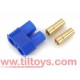 E-flite -  spinotti dorati femmine 3,5 mm EC3 (2 pz)
