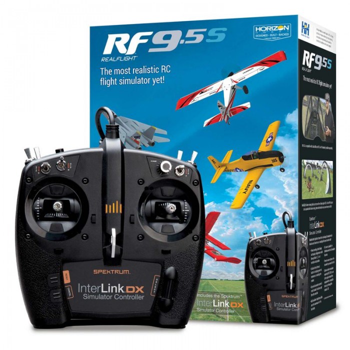 RealFlight 9.5S RC Flight Sim with InterLink Controller