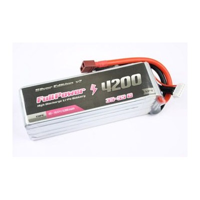 Batteria Lipo 2S 4200mAh 35C Silver V2