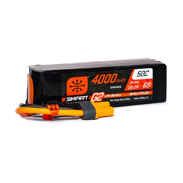 22.2V 4000mAh 6S 50C Smart G2 LiPo Battery